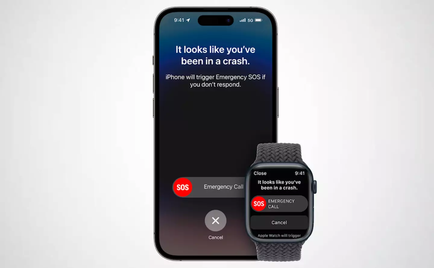 Apple's Crash Detection feature is available on the iPhone 14 series.