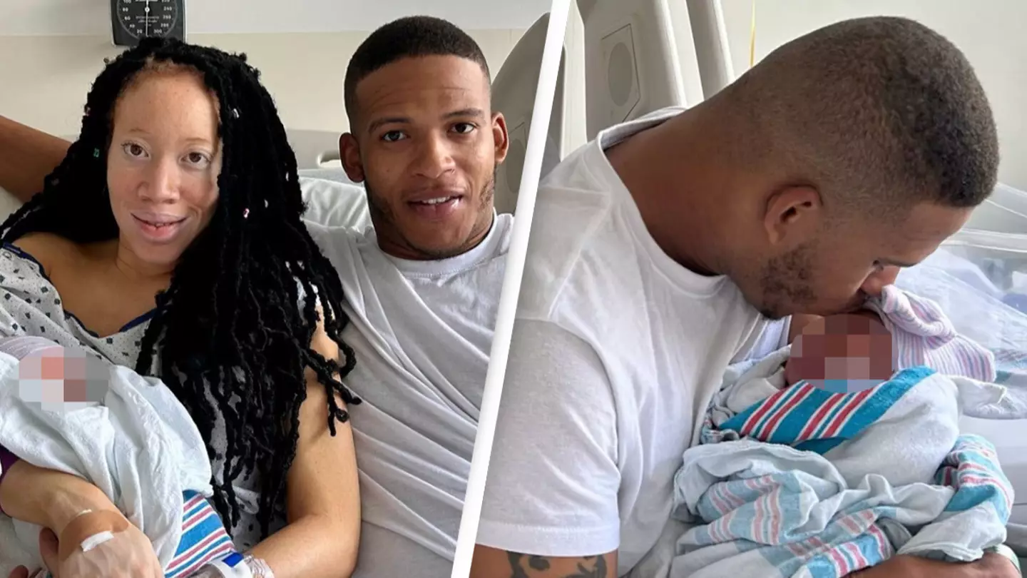 Couple who were born on the same day have twins on their birthday