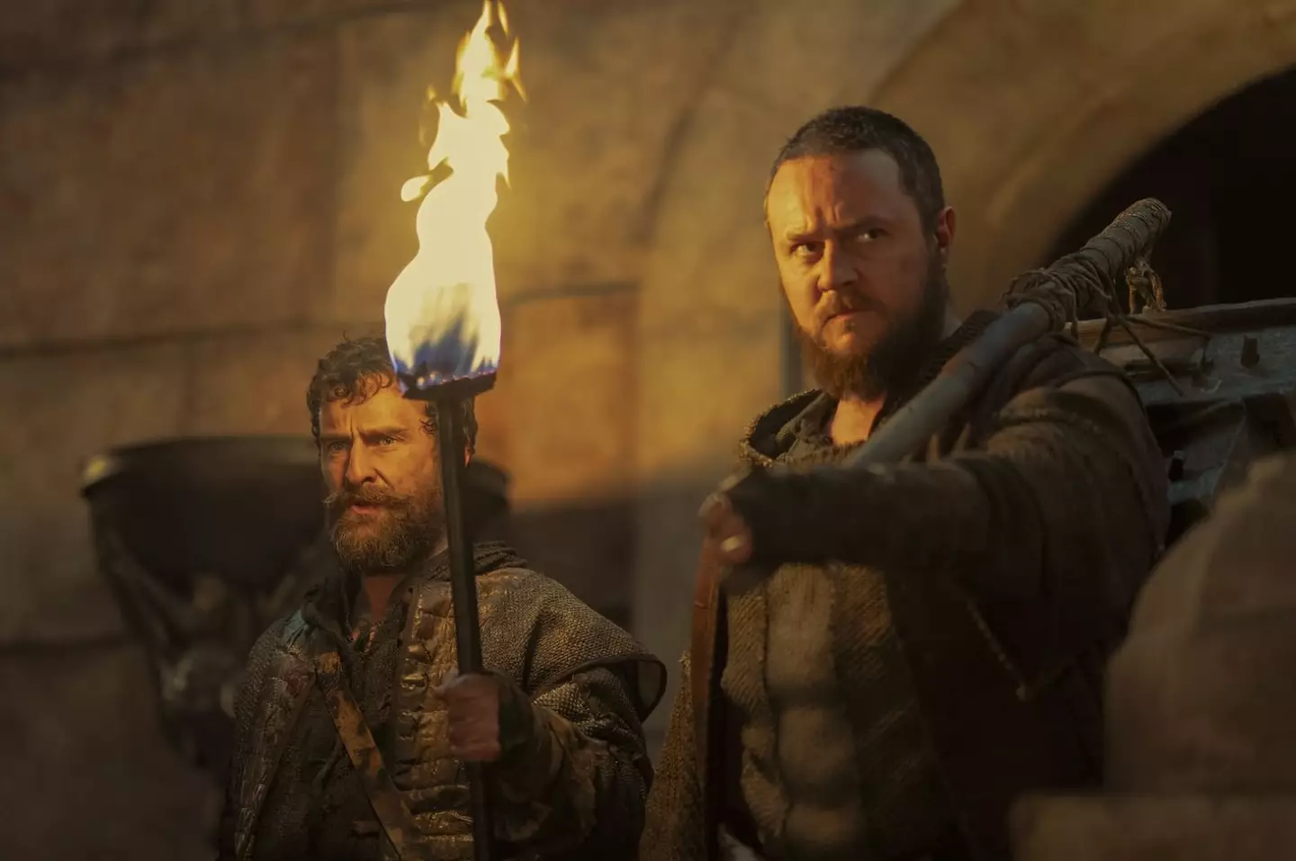 Mark Stobbart and Sam C Wilson in House of the Dragon (HBO)