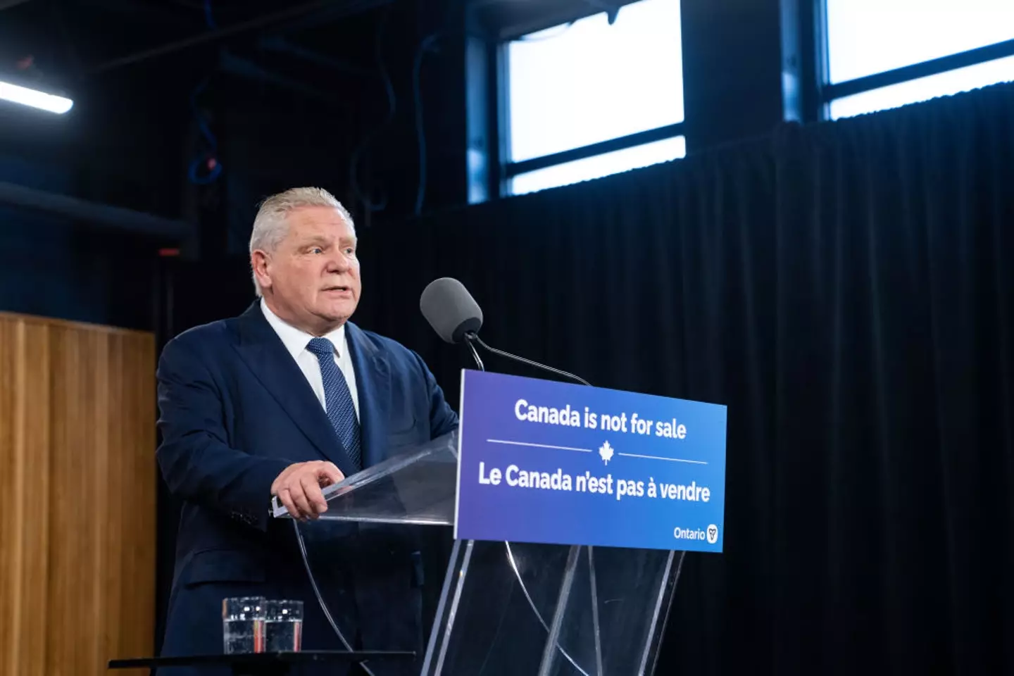 Doug Ford has announced a 25 percent surcharge on electricity will impact 1.5 million American homes and businesses (Katherine KY Cheng/Getty Images)