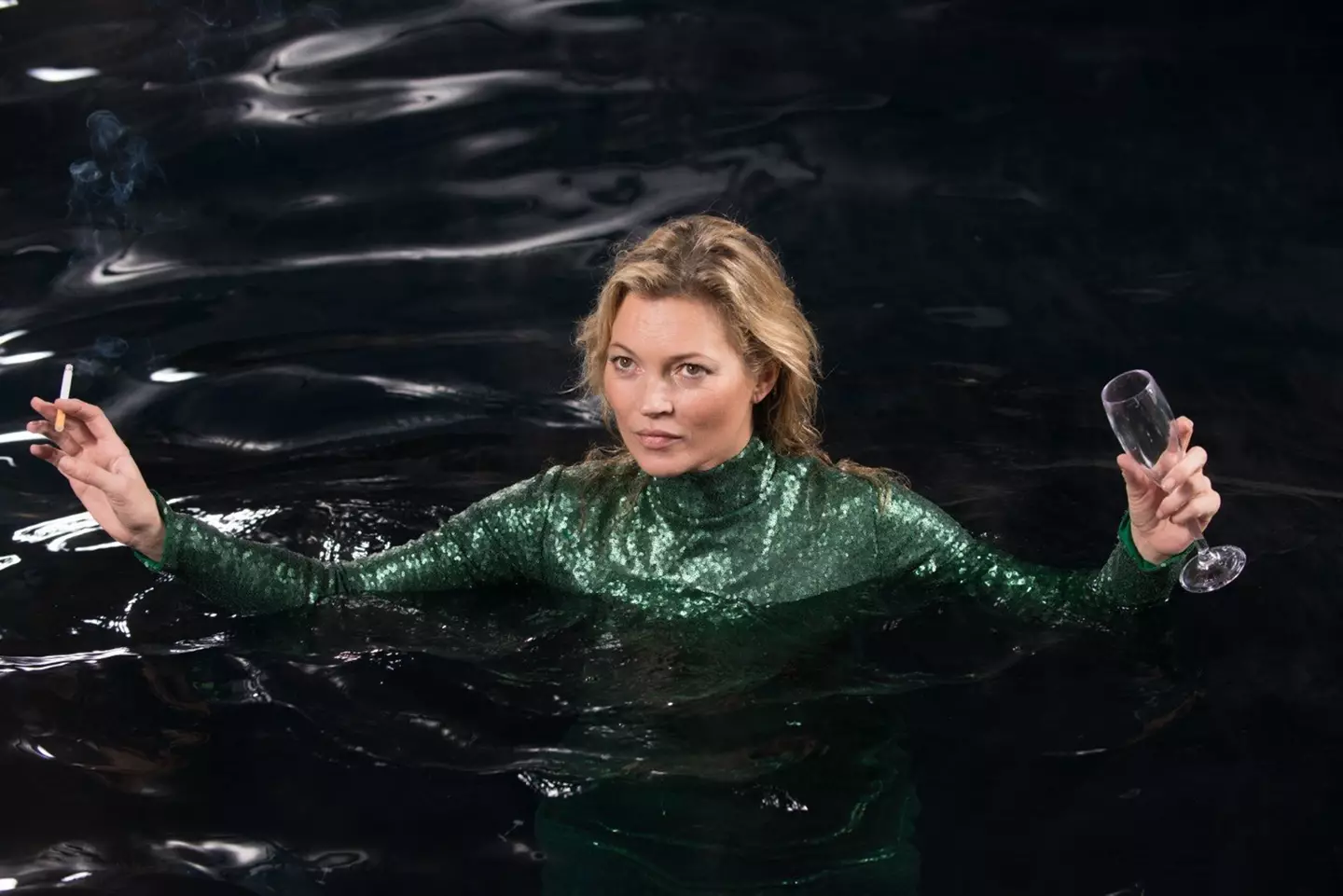 Kate Moss bites back, apparently.