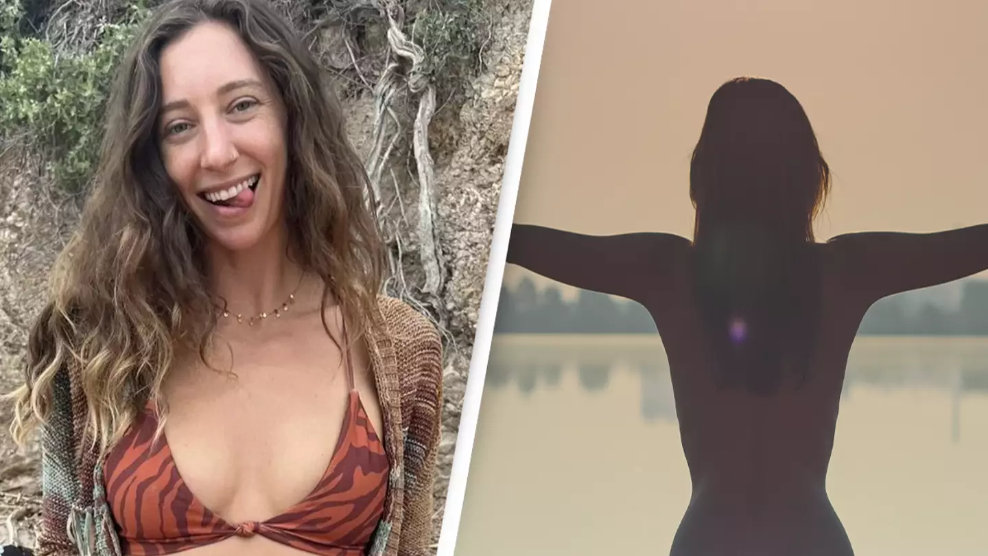 Woman claims there's one 'painful' side to life as a nudist despite her love of being naked