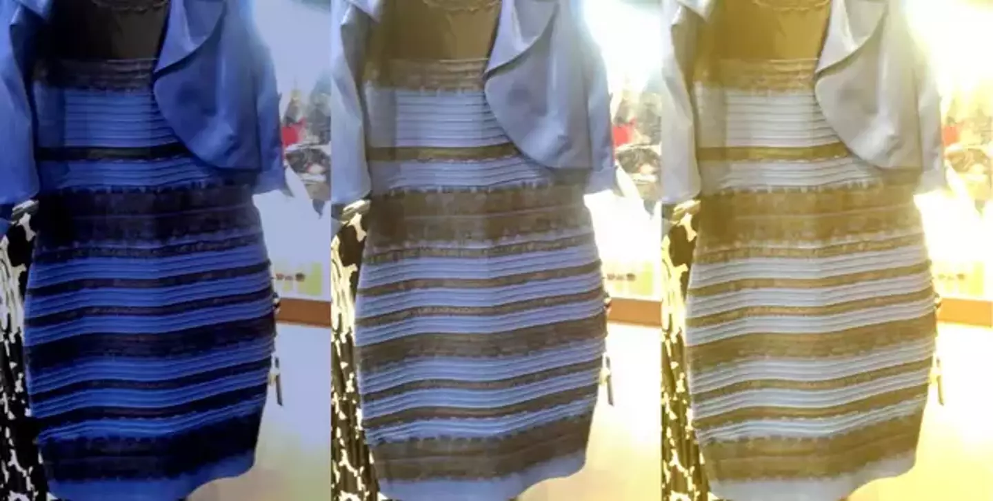 The dresses followed the same color schemes as that infamous one from the memes years ago.