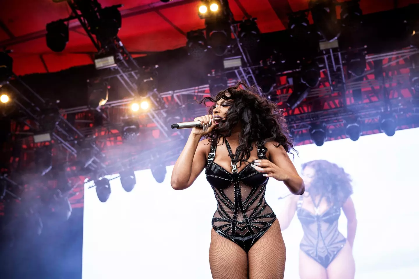 Megan is up for the Favourite Female Hip-Hop artist award at the AMAs.