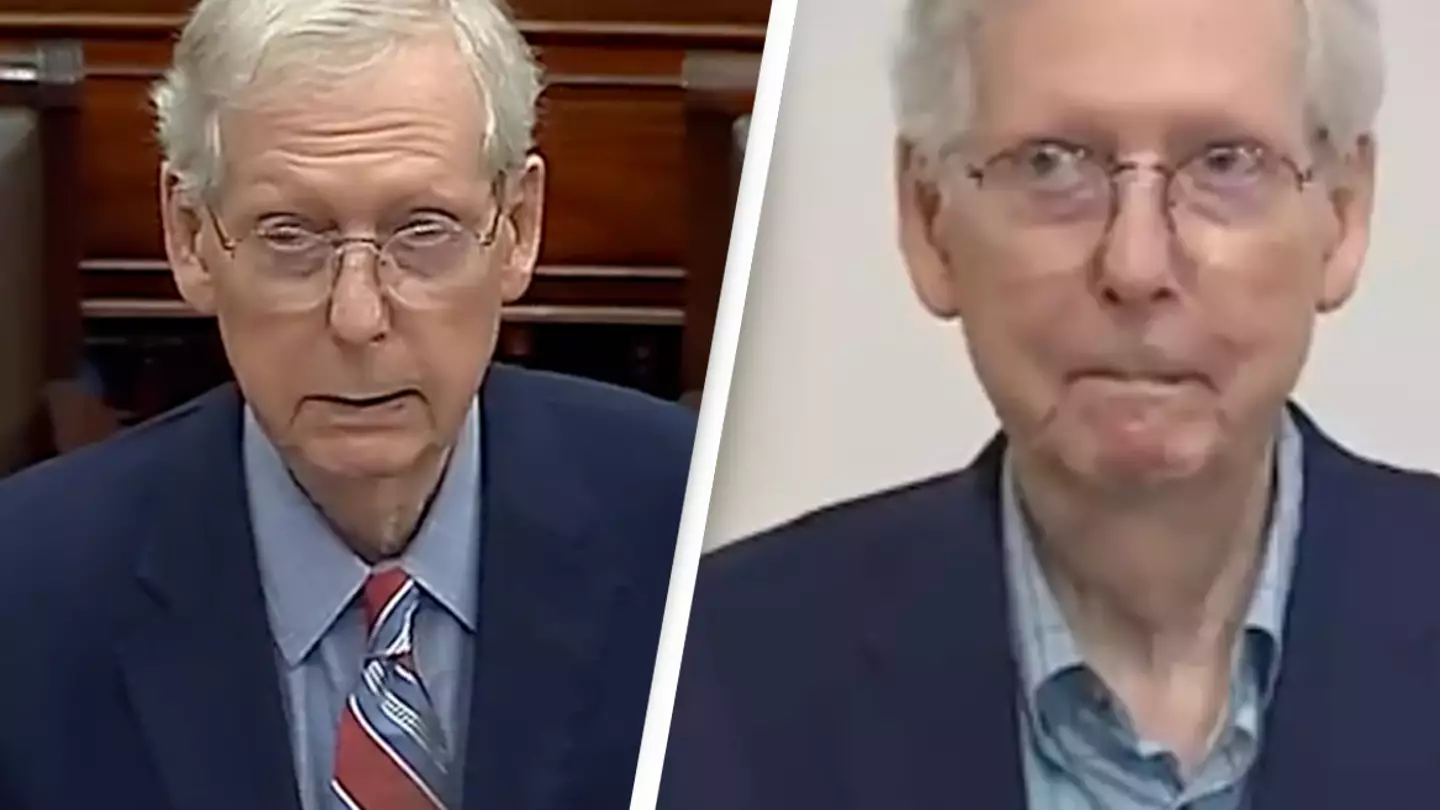 Mitch McConnell addresses second freezing-up incident