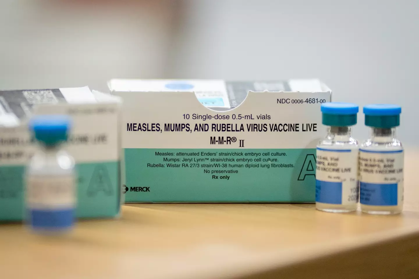 People are being urged to have their kids vaccinated to protect them from measles (Jan Sonnenmair/Getty Images)