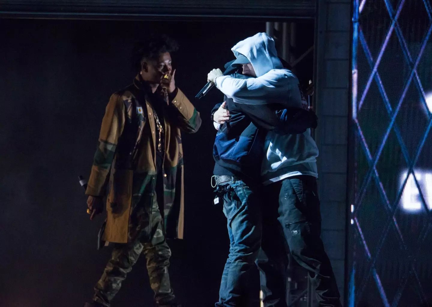 There's still healthy competition between the friends whether it comes to music or smoking joints.