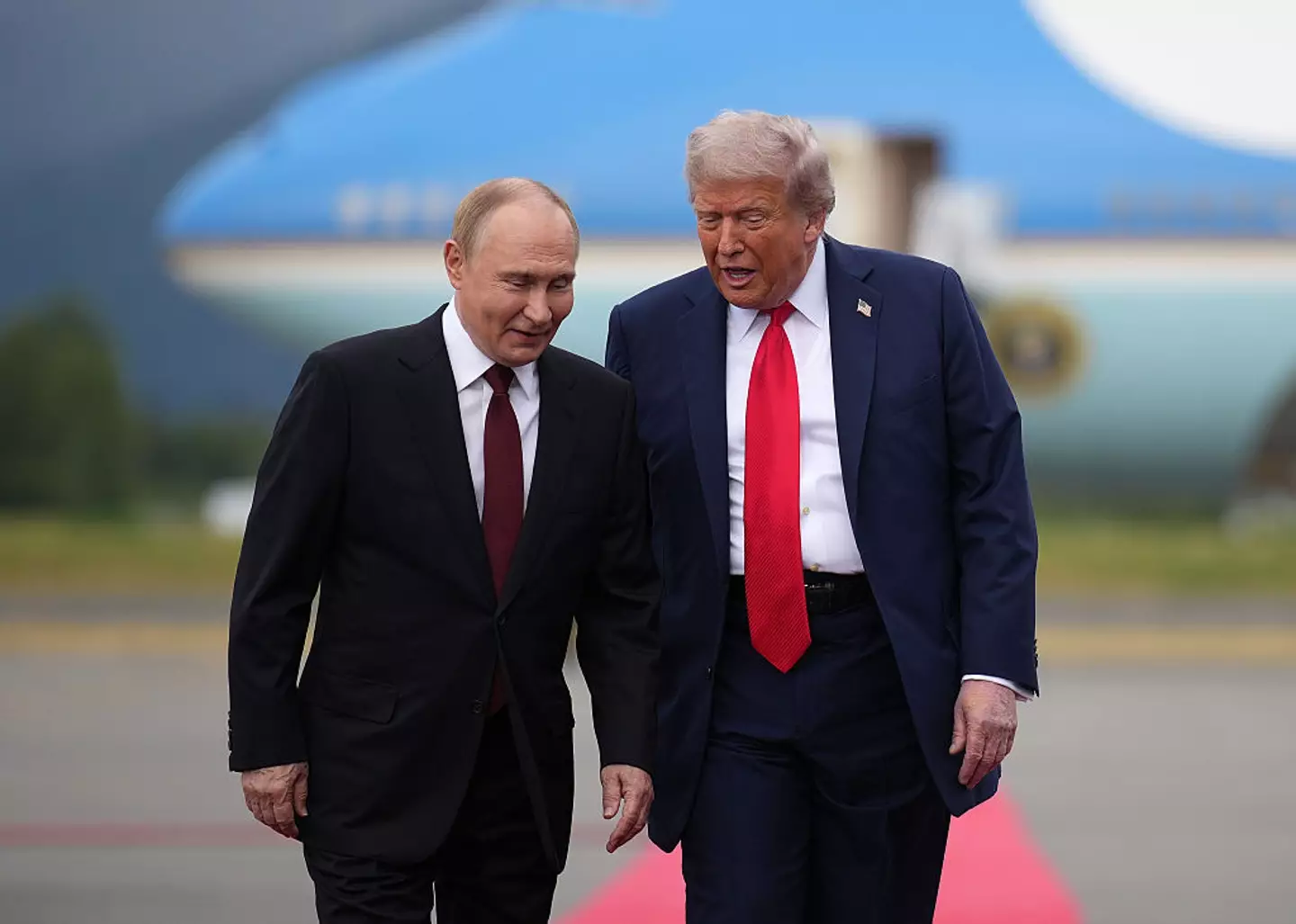 Vladimir Putin convened with Trump in Alaska for peace talks last month (Andrew Harnik/Getty Images)