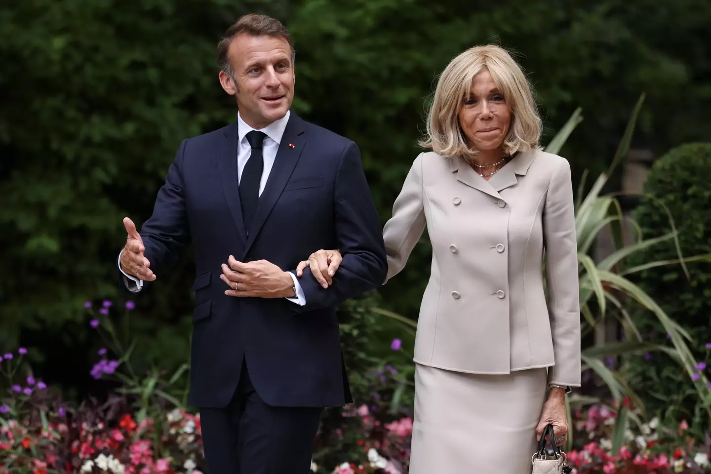 Emanuel Macron and Brigitte Macron have previously filed a lawsuit (Dan Kitwood/Getty Images)