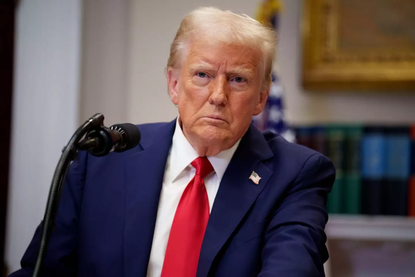 Trump announced the tariffs to tackle drug imports (Andrew Harnik/Getty Images)