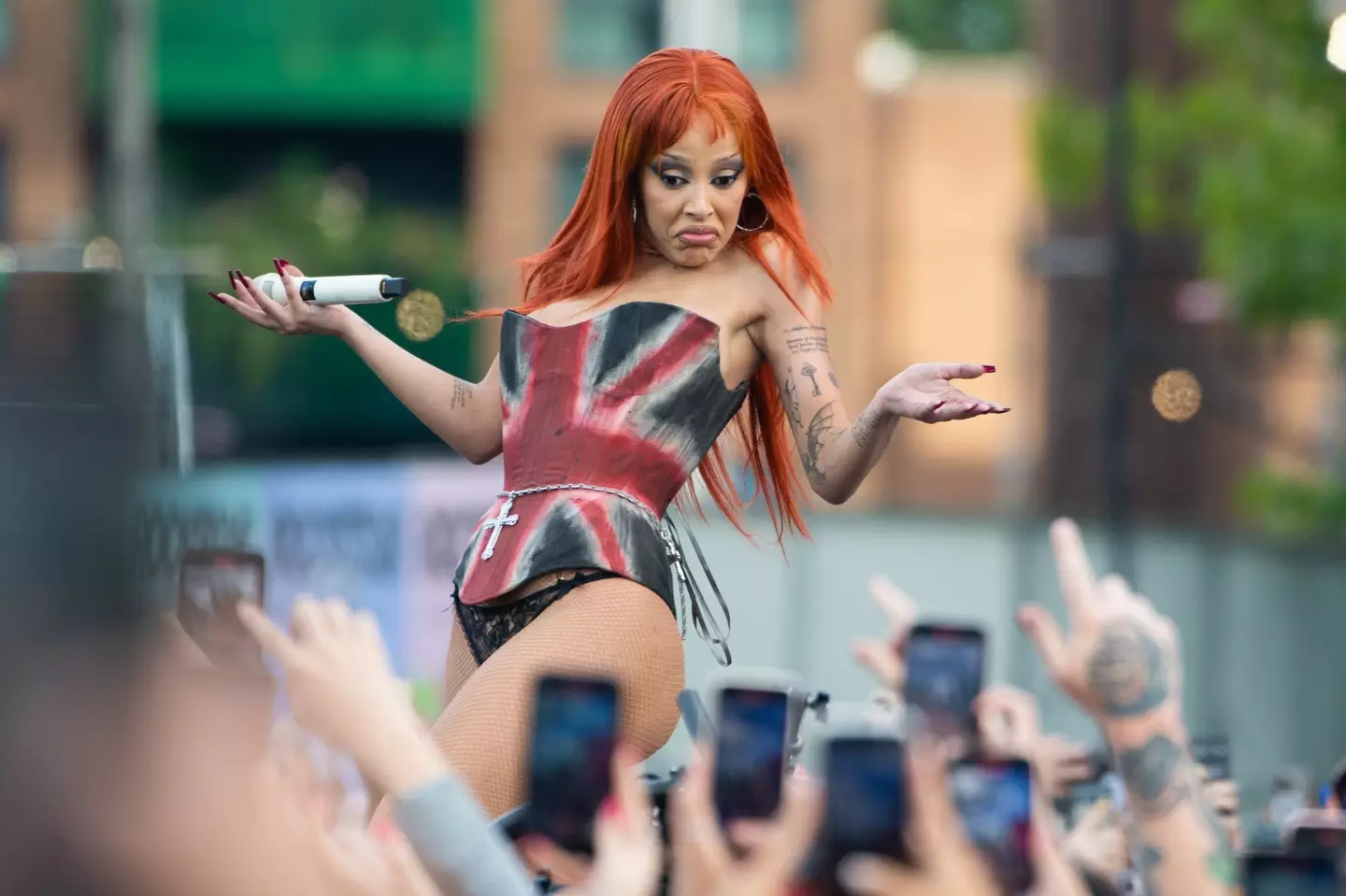 Doja Cat was recently spotted out with actor Joseph Quinn in London. (Joseph Okpako/WireImage)