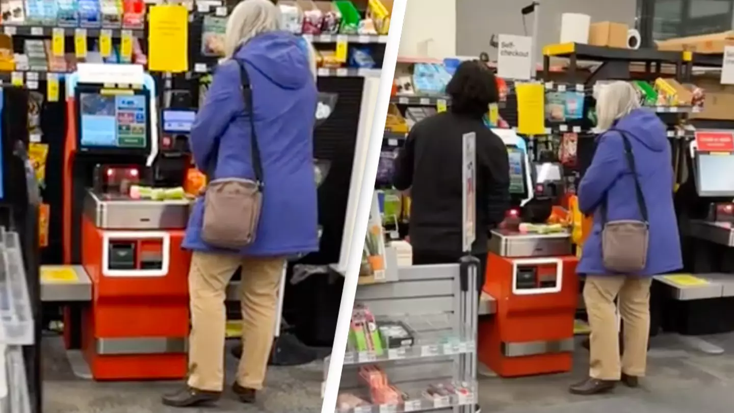 Elderly woman divides opinion as she rages over her ‘hatred’ for self-checkout machines