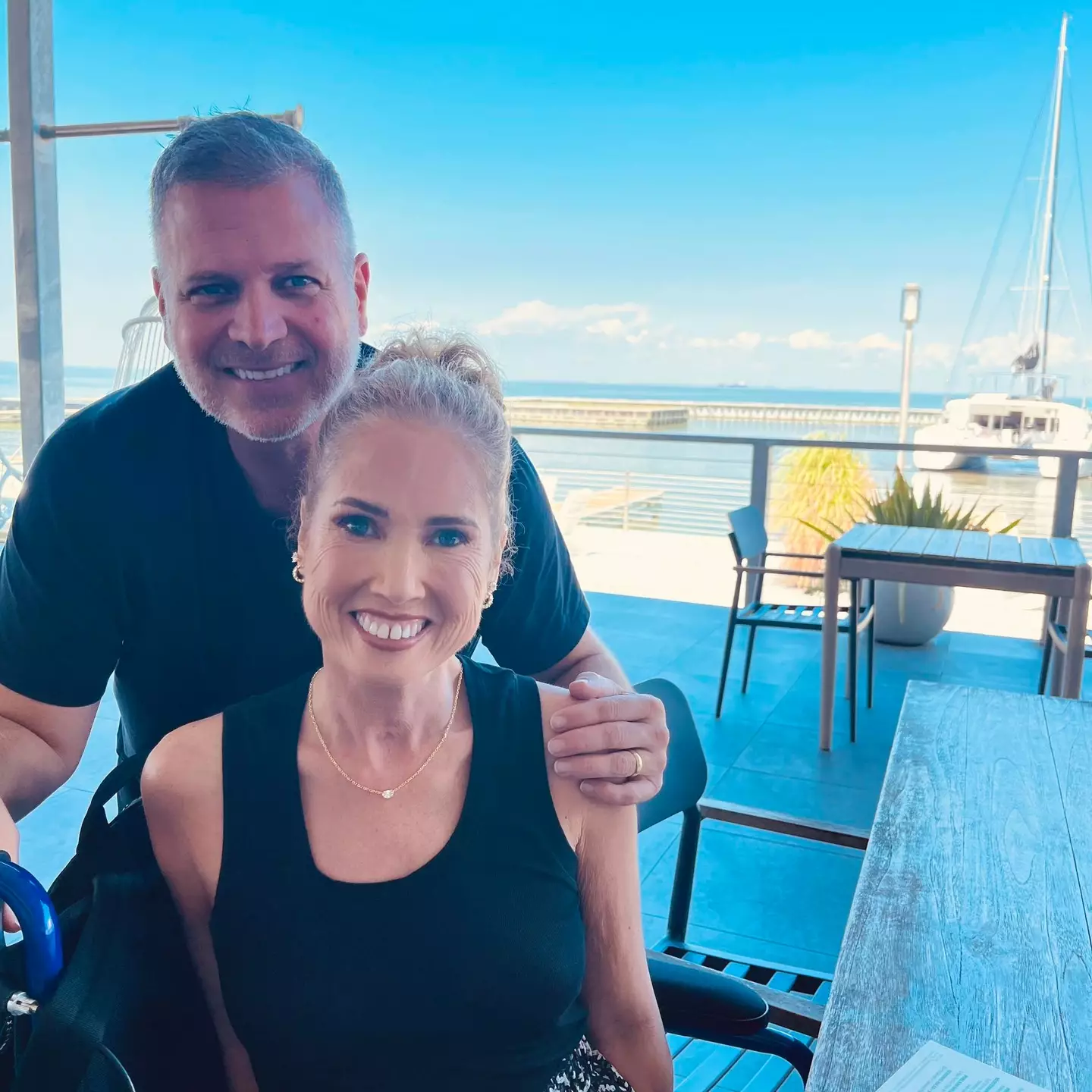 Sherri Moody with husband David. (Facebook/Sherri Moody)