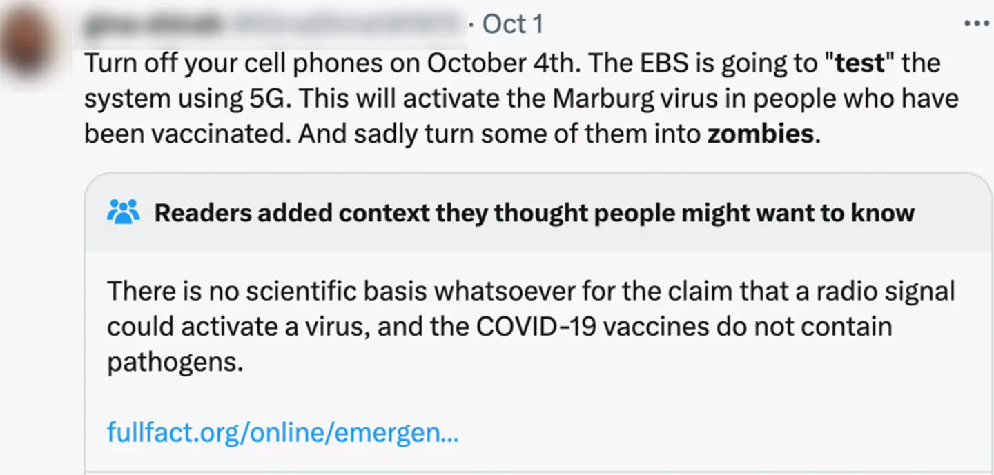 The theory has been shared across the internet.