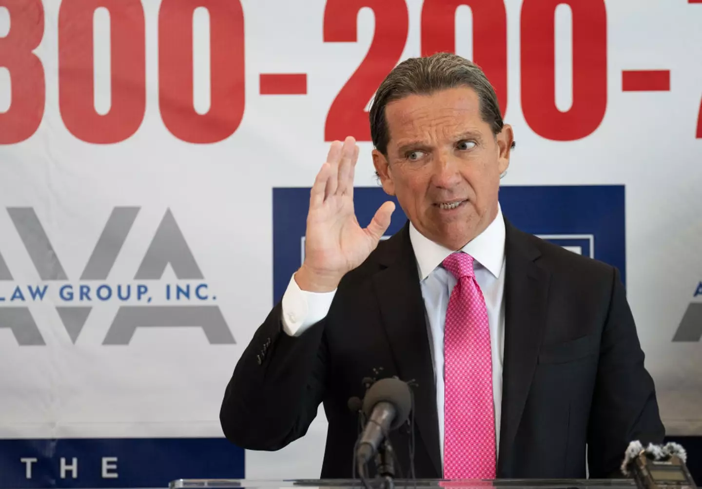 Jane Doe's attorney Tony Buzbee (Elizabeth Conley/Houston Chronicle via Getty Images)