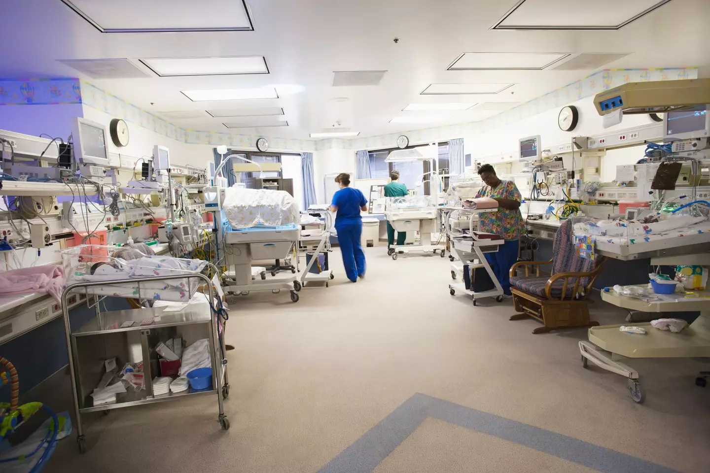 The nurses work on the maternity unit (Getty Stock Images)