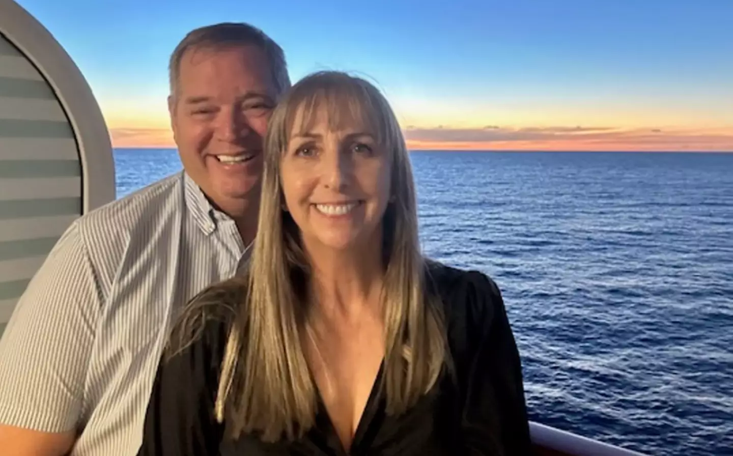 Joe and Audrey Martucci were onboard the mammoth cruise (Joe and Audrey Martucci)