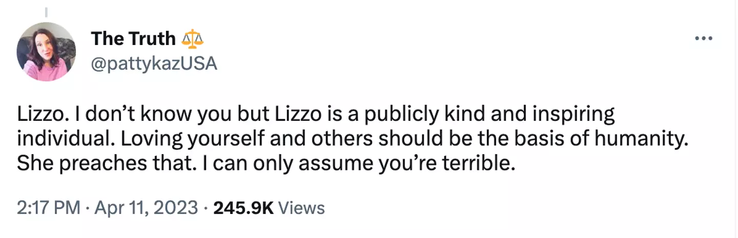 It wasn't long before fans came to her defense.