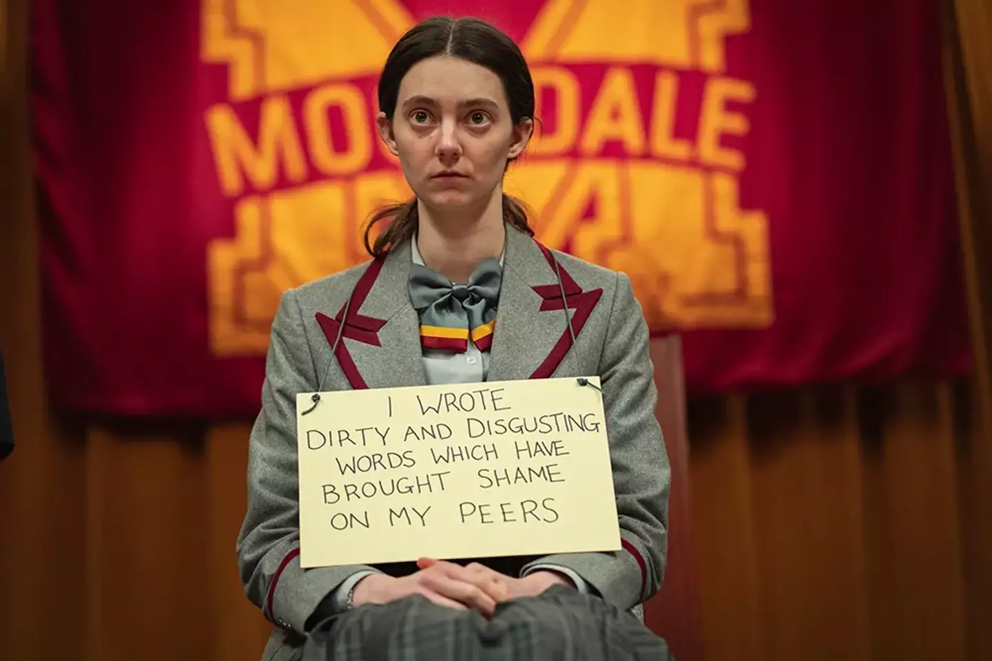 Tanya Reynolds as Lily Inglehart in Sex Education.