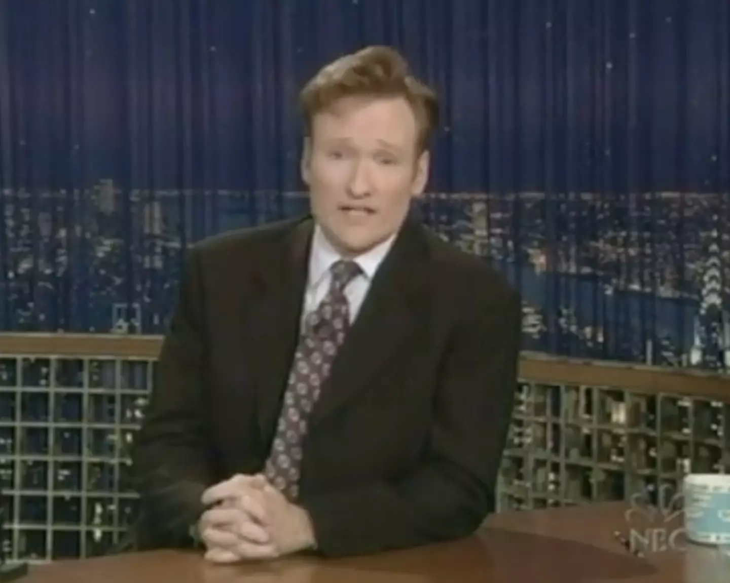 Conan O'Brien also featured a racist sketch about the singer on his show.