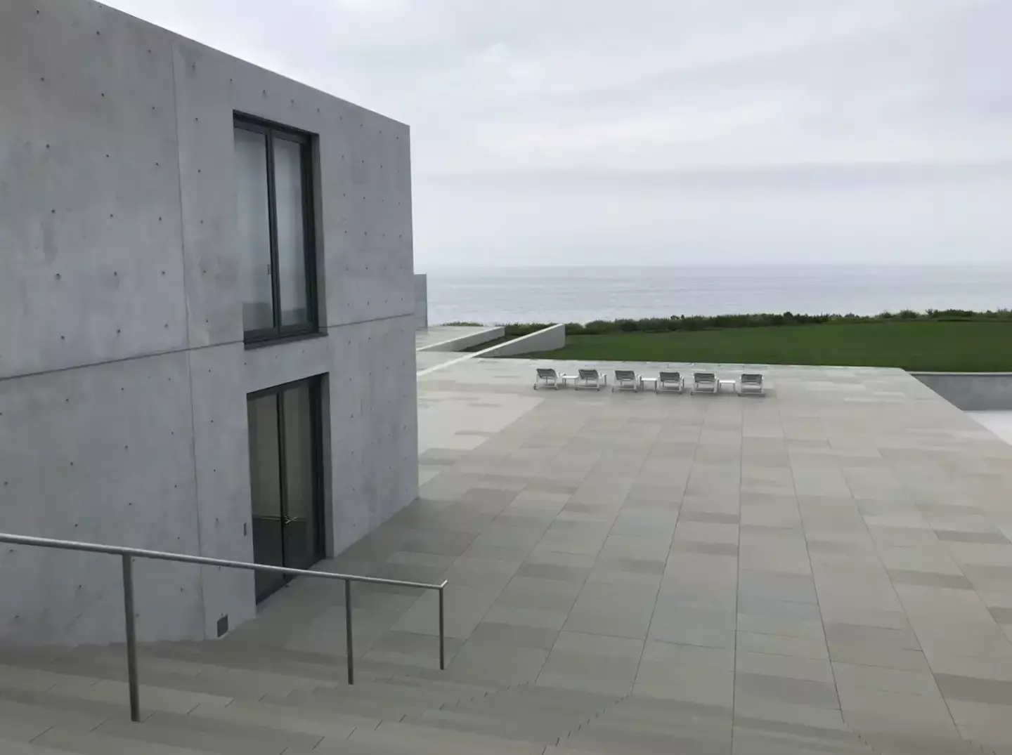 The house was designed by Tadao Ando.