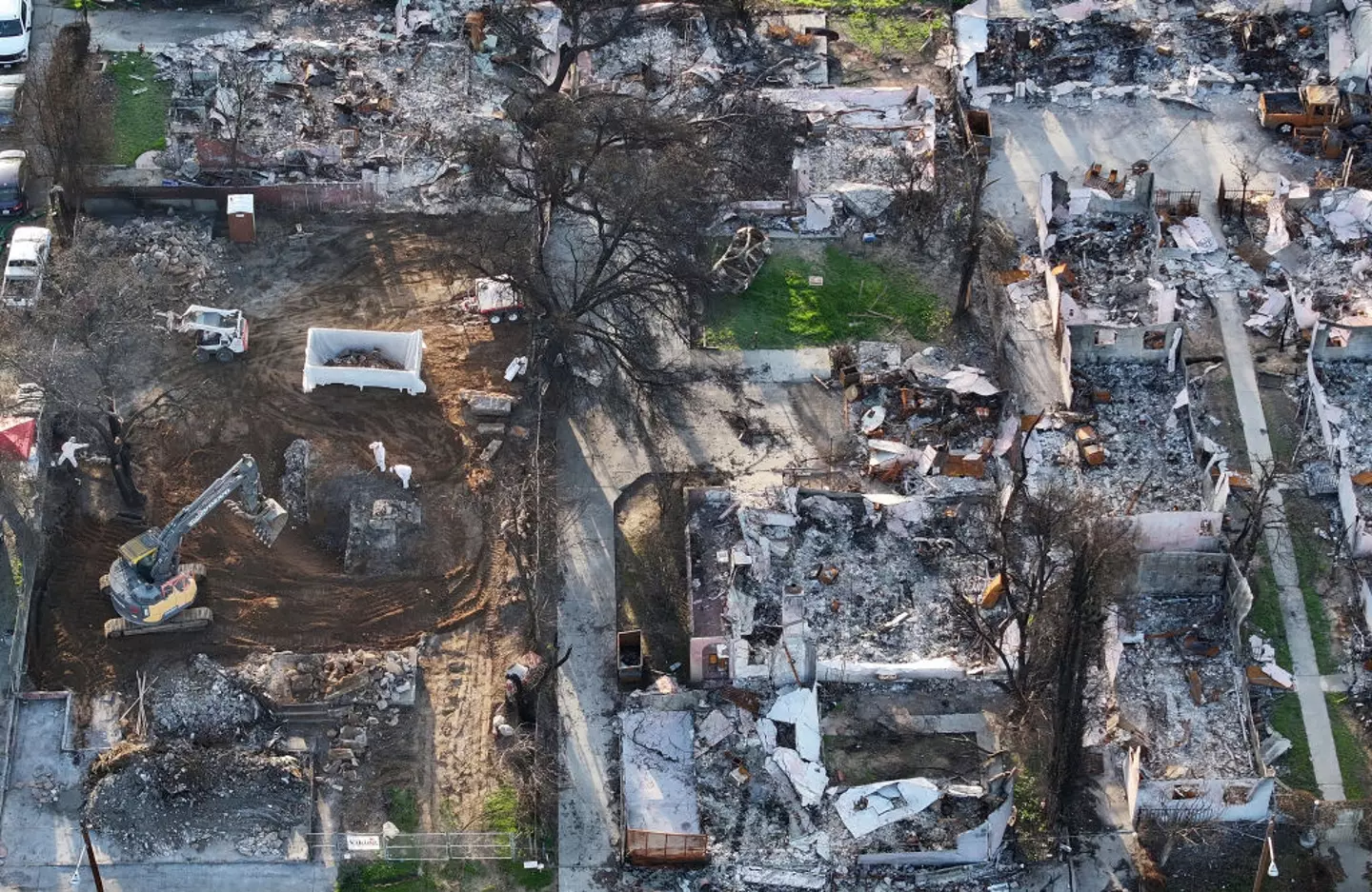 California is still reeling from the wildfires that destroyed entire neighborhoods in January (Mario Tama/Getty Images)