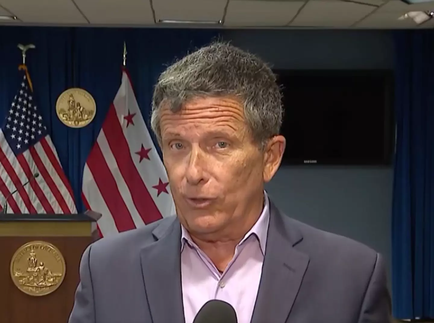 NBC4 report Mark Segraves insisted nothing like this had happened in the US(NBC4)