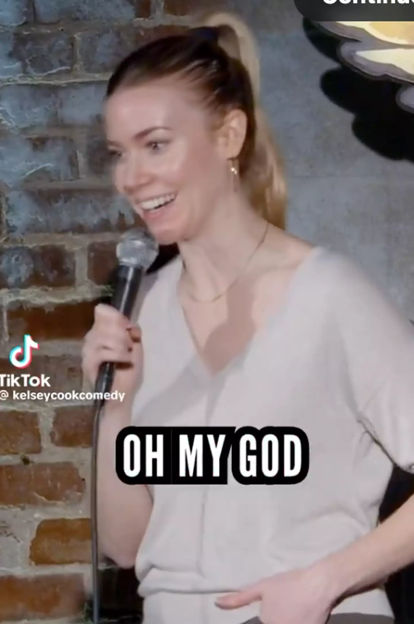 The comedian agreed with heckler who finds her boyfriend funny.