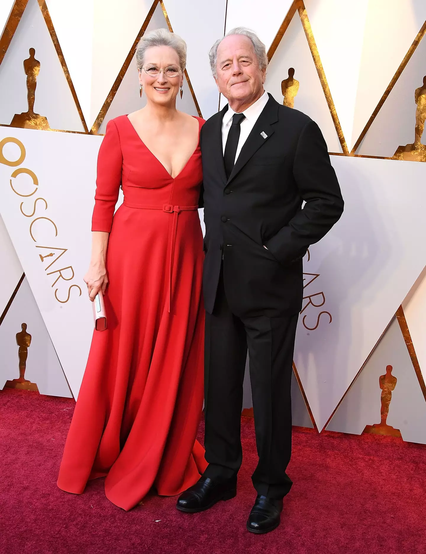Meryl Streep and estranged husband Don Gummer at the 2018 Oscars.