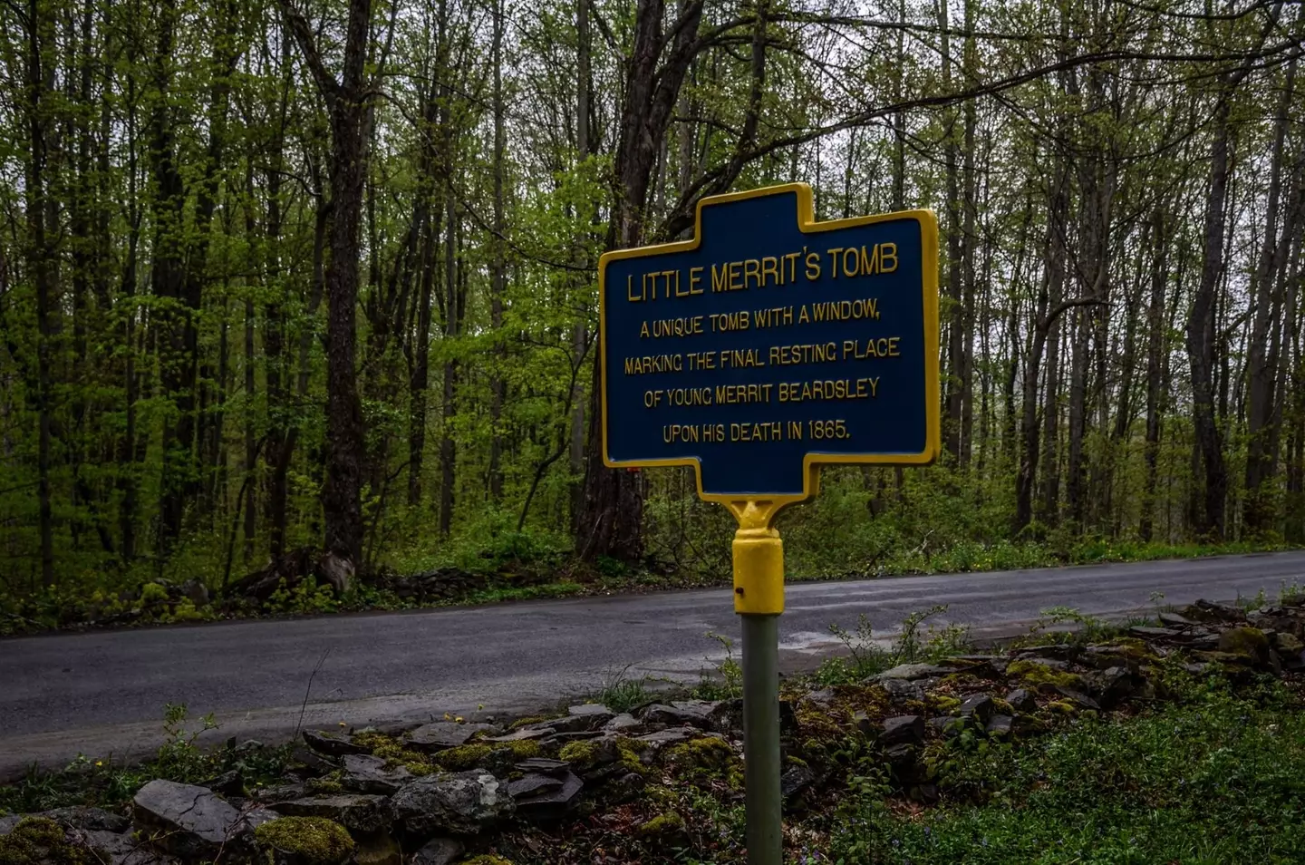 Stefan Foster has worked to restore the tomb. (Facebook/Little Merrit's Tomb)