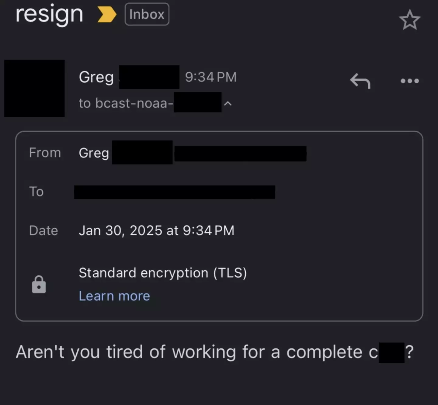 The image was shared on Twitter by journalist Ken Klippenstein (Twitter/@kenklippenstein)