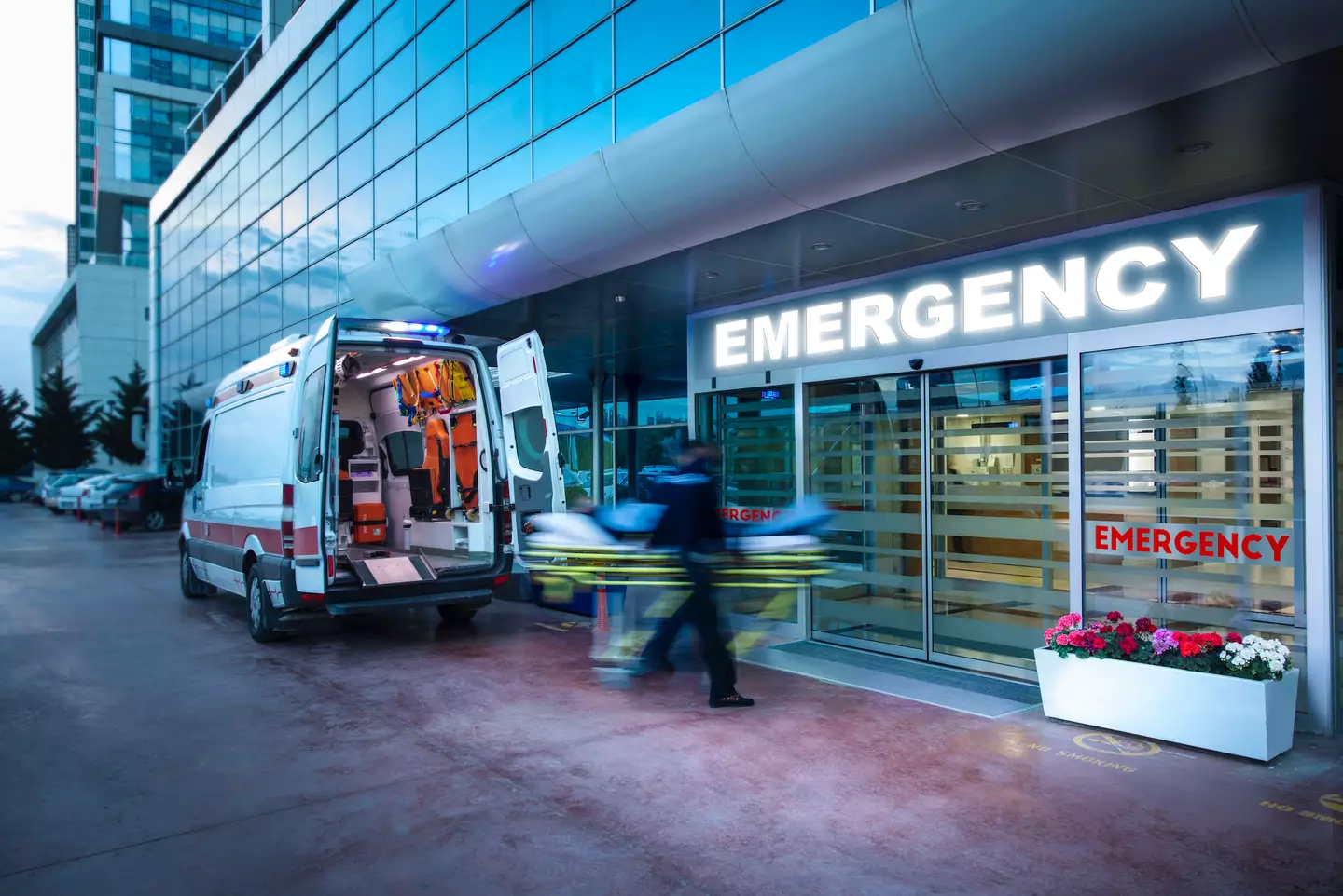 Davis was told that her husband had a cardiac arrest in the ambulance on the way to the hospital.
