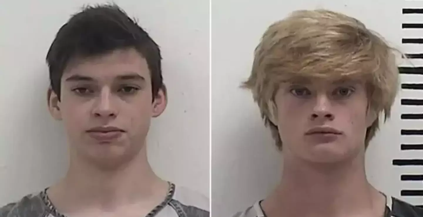 Willard Miller (left) and Jeremy Goodale (right) beat their Spanish teacher to death.
