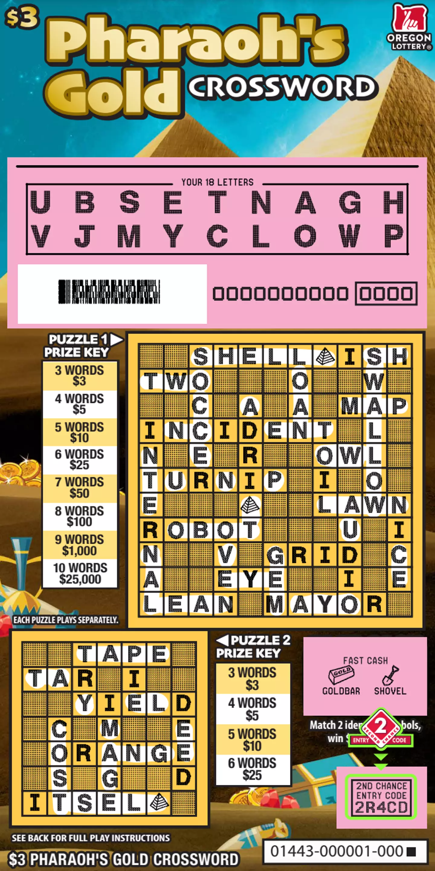 How the ticket should have looked.