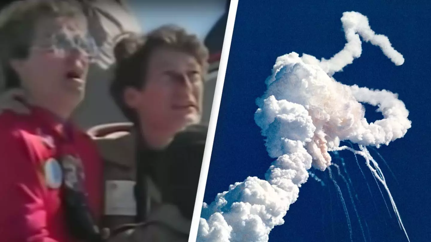 Uncut footage shows horrified spectators watching the NASA Challenger disaster unfold in front of them