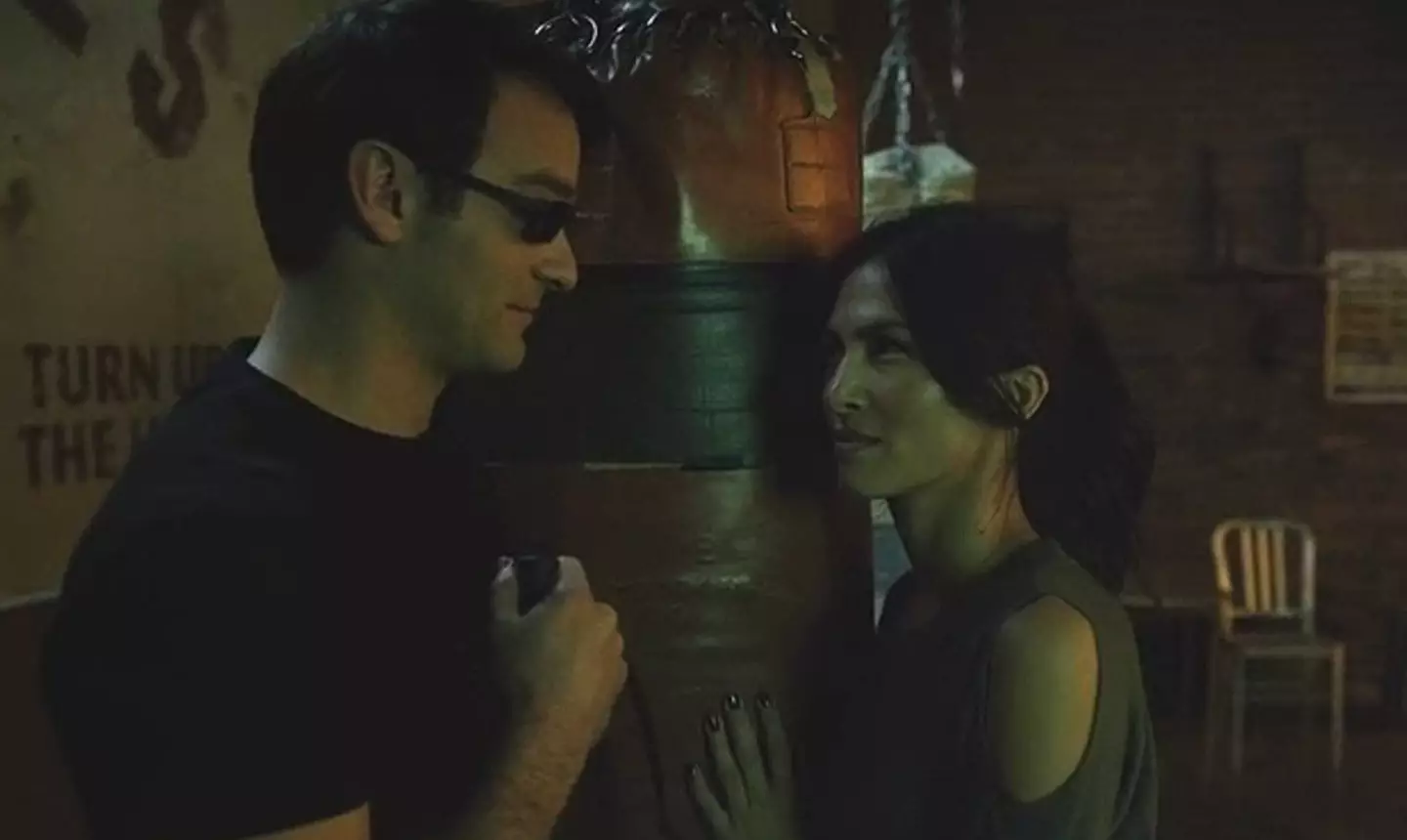 Charlie Cox and Elodie Yung in Daredevil (Netflix) 