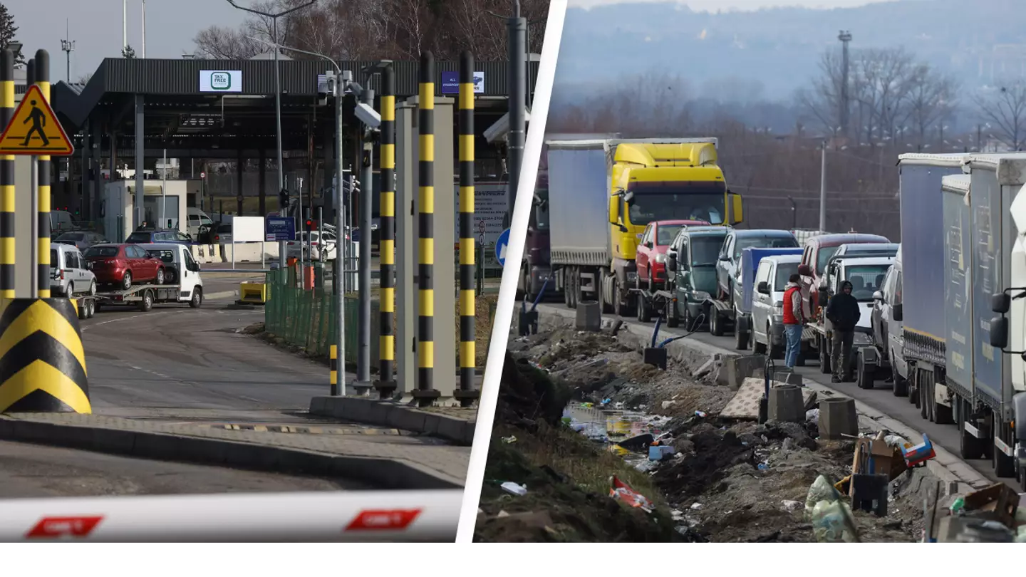Ukraine: Siren Sounds In Polish Town Medyka As Citizens Told To Leave Ukraine