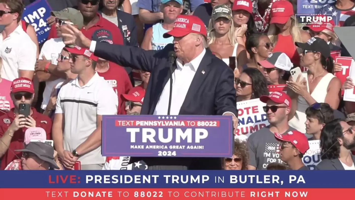 Trump was shot at during a rally in Pennsylvania (Trump Campaign Office / Handout/Anadolu via Getty Images)