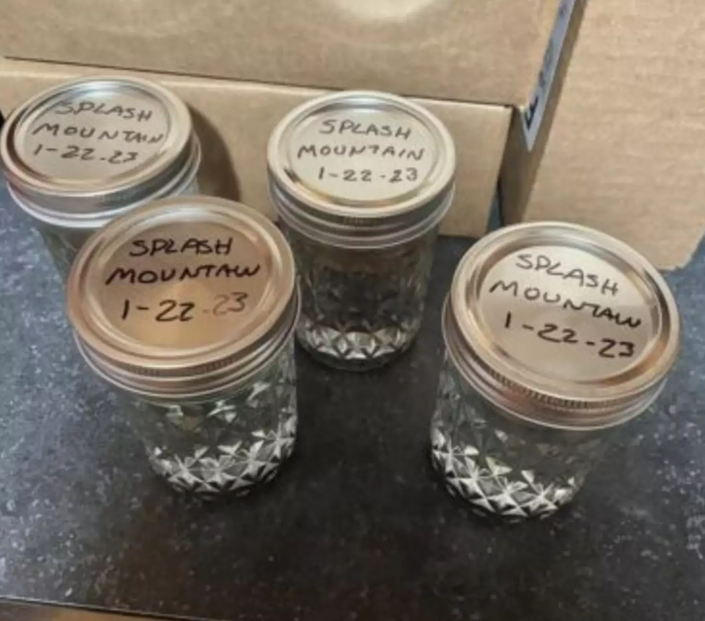 There are multiple listings for Splash Mountain water.