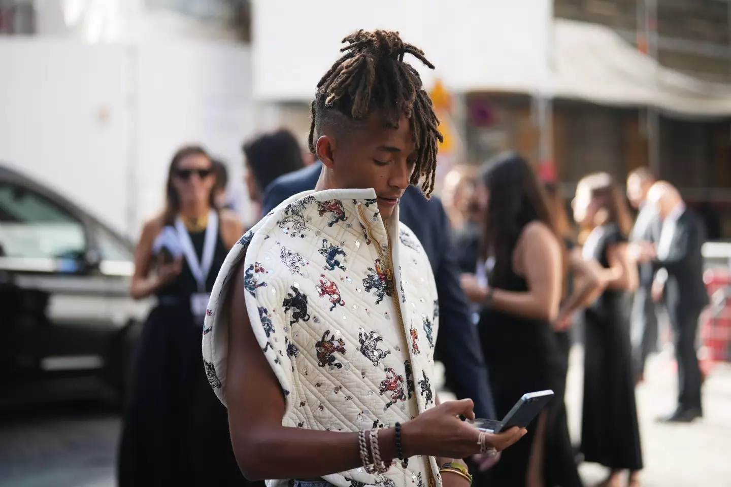 Jaden Smith has been busy despite leaving Hollywood behind.