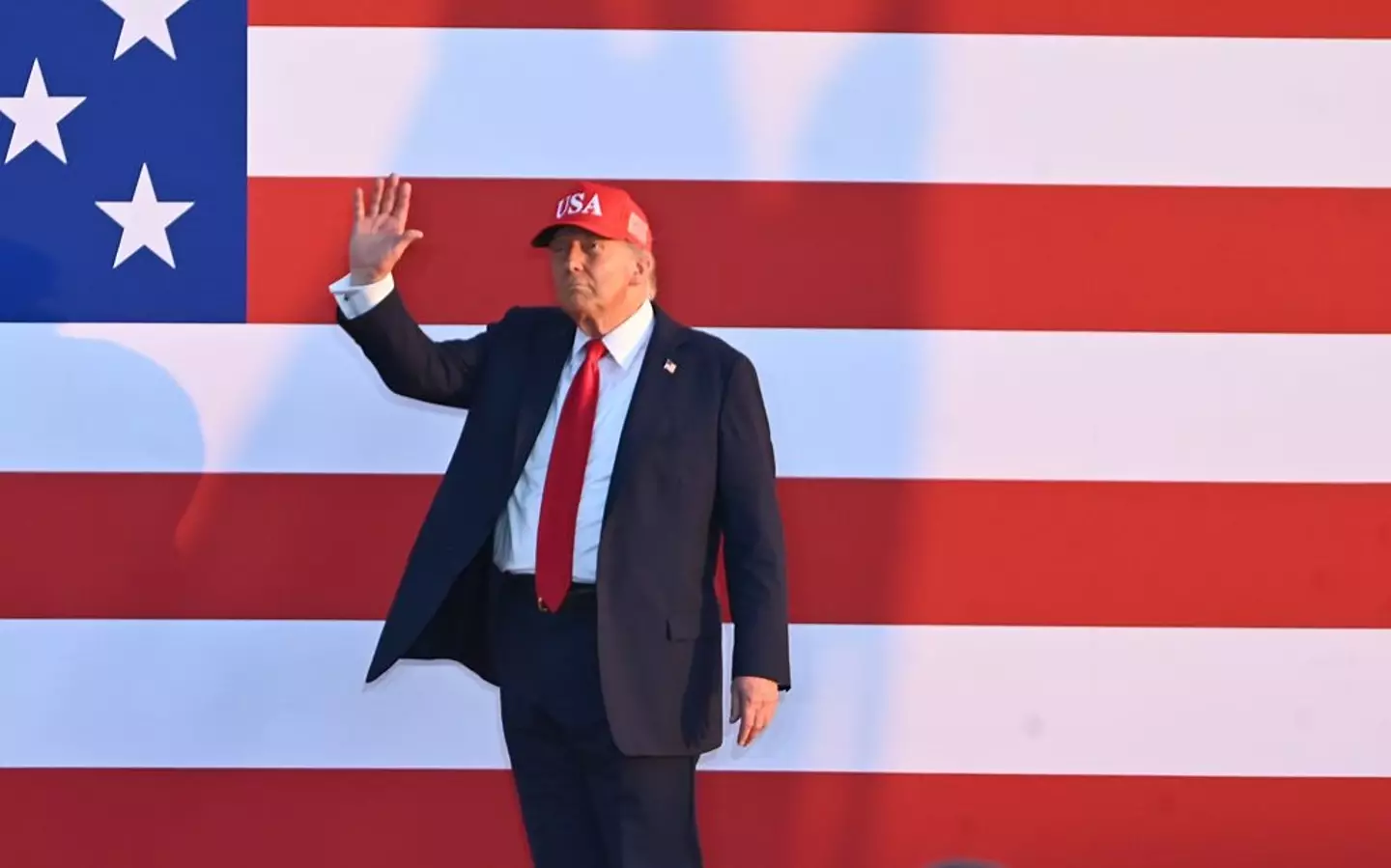 Trump had been speaking about the 'big, beautiful bill' when he made the comment (Kyle Mazza/Anadolu via Getty Images)