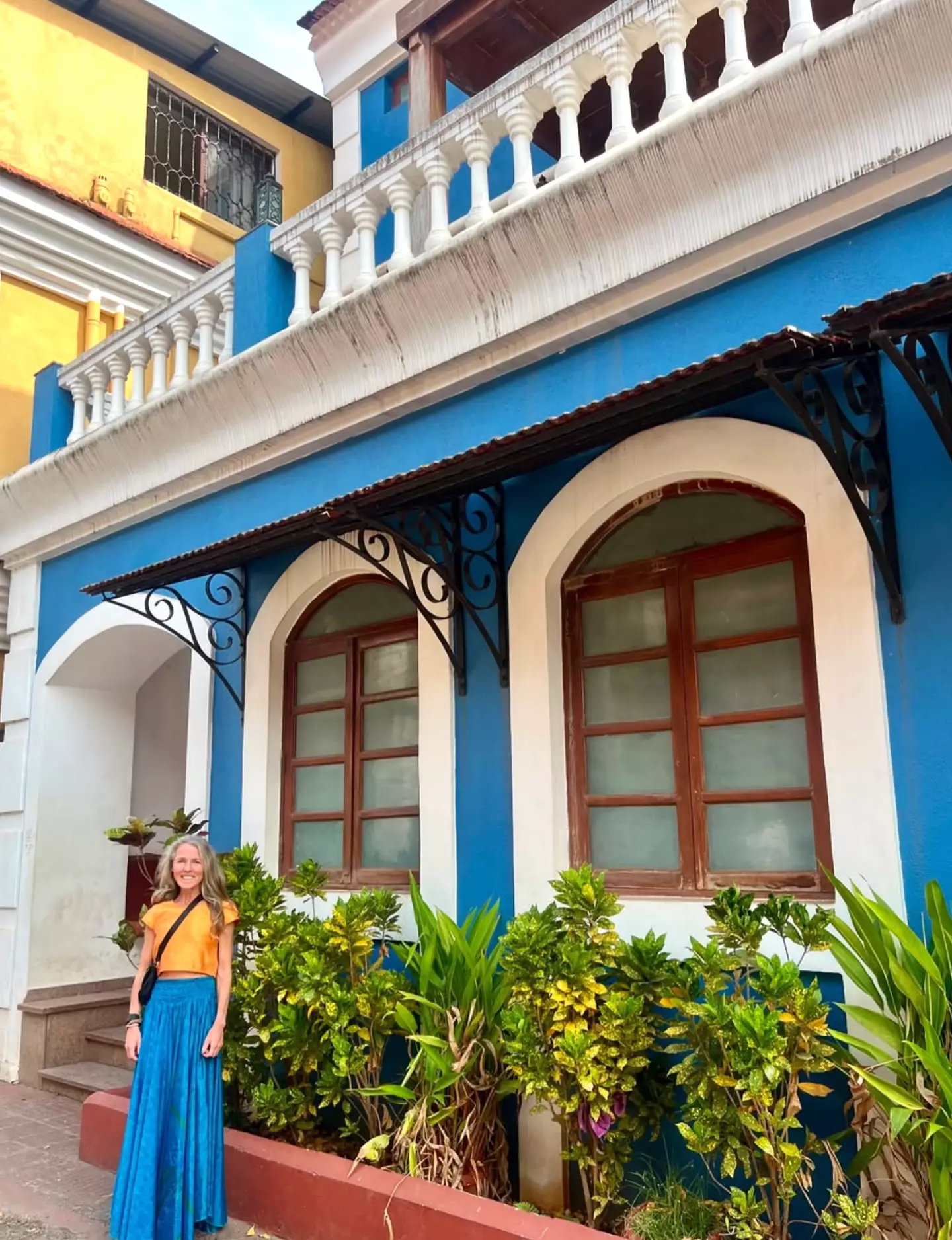 "Portuguese imprint on Goa," writes the 51-year-old (Instagram/thetinalewis)