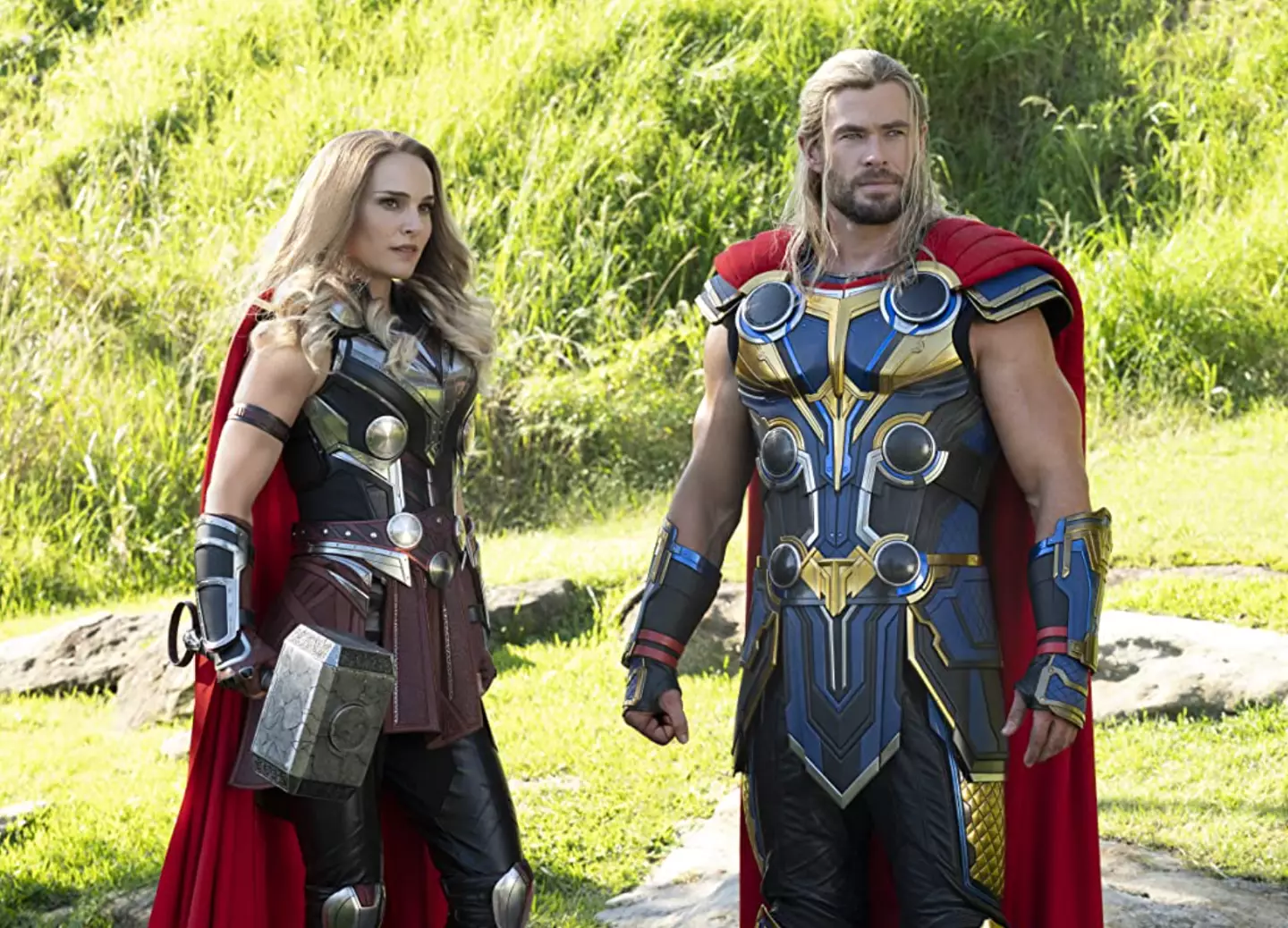 Instagram users joked Hemsworth can 'fly' because 'he's Thor'.