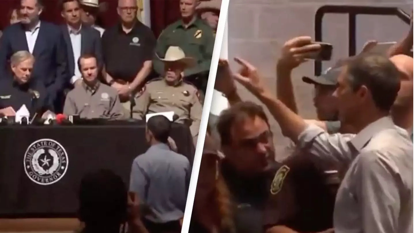 Texas Governor’s School Shooting Conference Interrupted With Hostile Confrontation From Democratic Candidate
