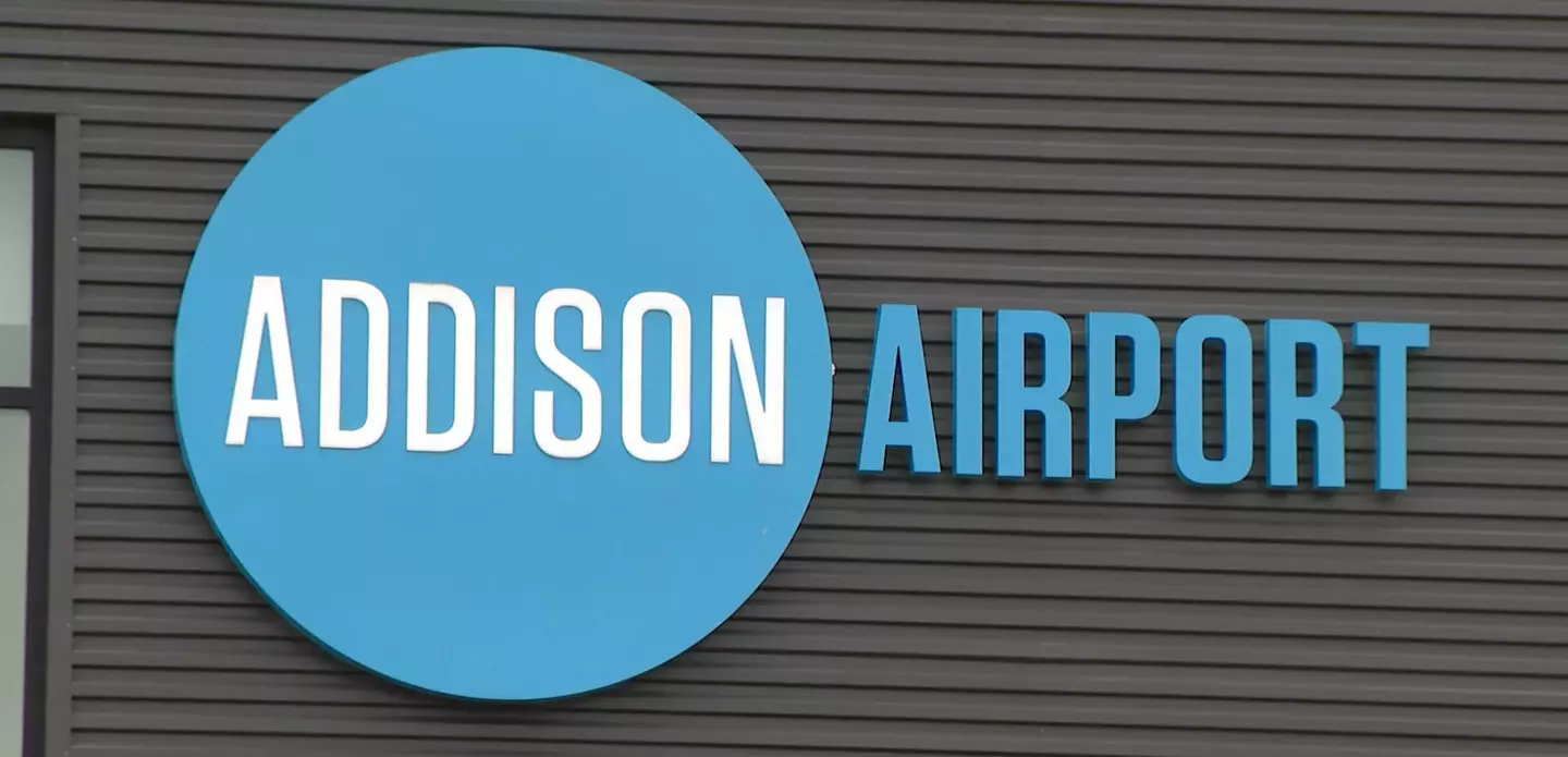 The flight set off from the ATP Flight School at Addison Airport.
