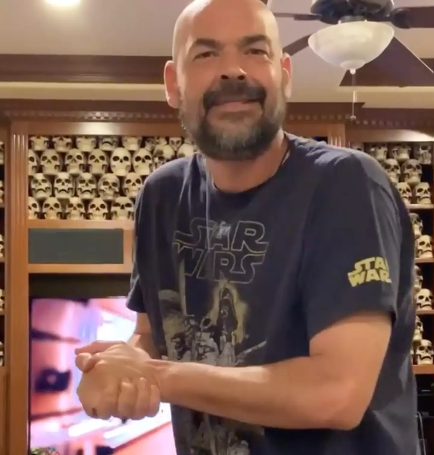 Aaron is alive and well, but is naturally stunned by the developments (Instagram/@aarongoodwin)