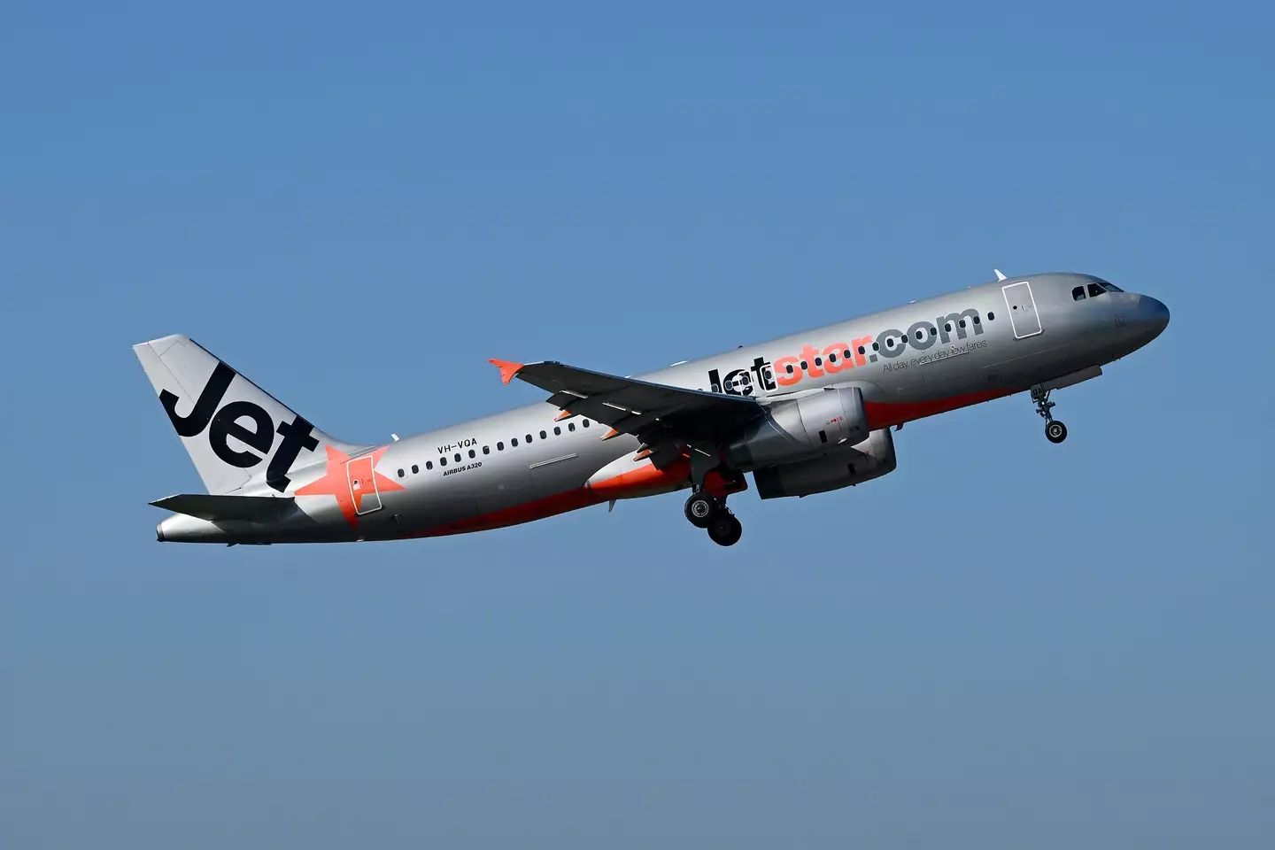 The plane was forced to turn around after 40 minutes (Morgan Hancock/NurPhoto via Getty Images)