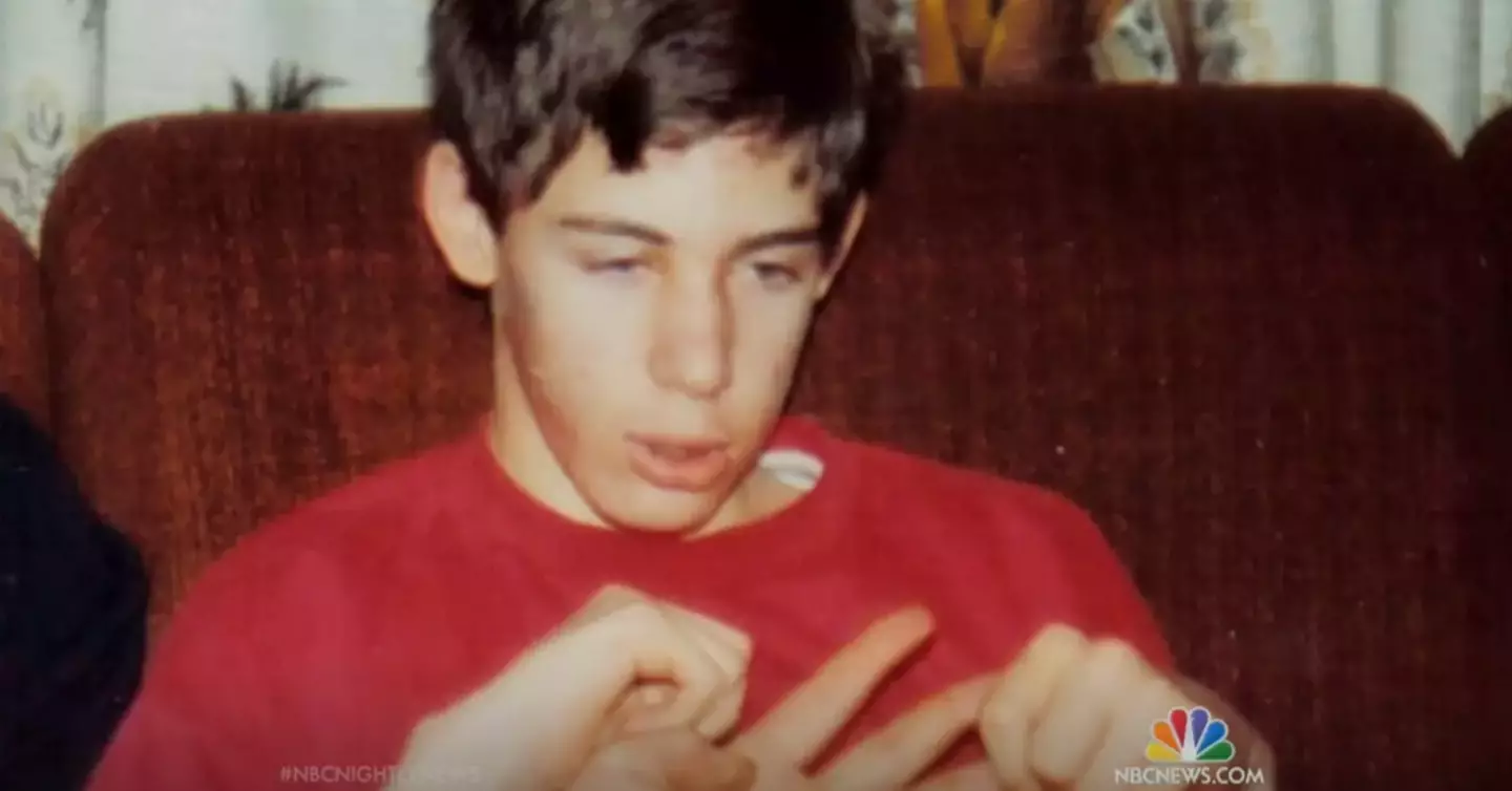 Martin's brain regressed as he got more unwell. (NBC News)