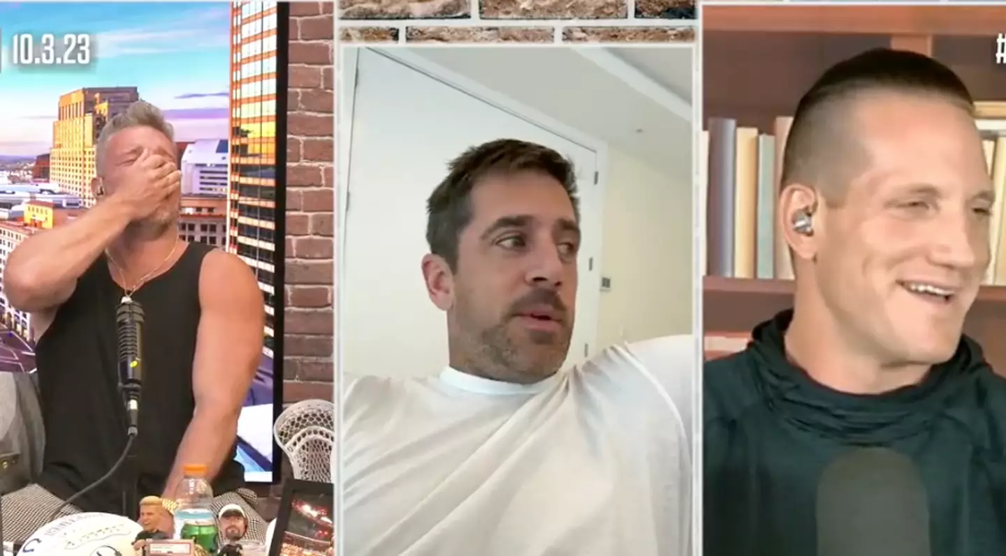 Rodgers made the comment on The Pat McAfee Show.