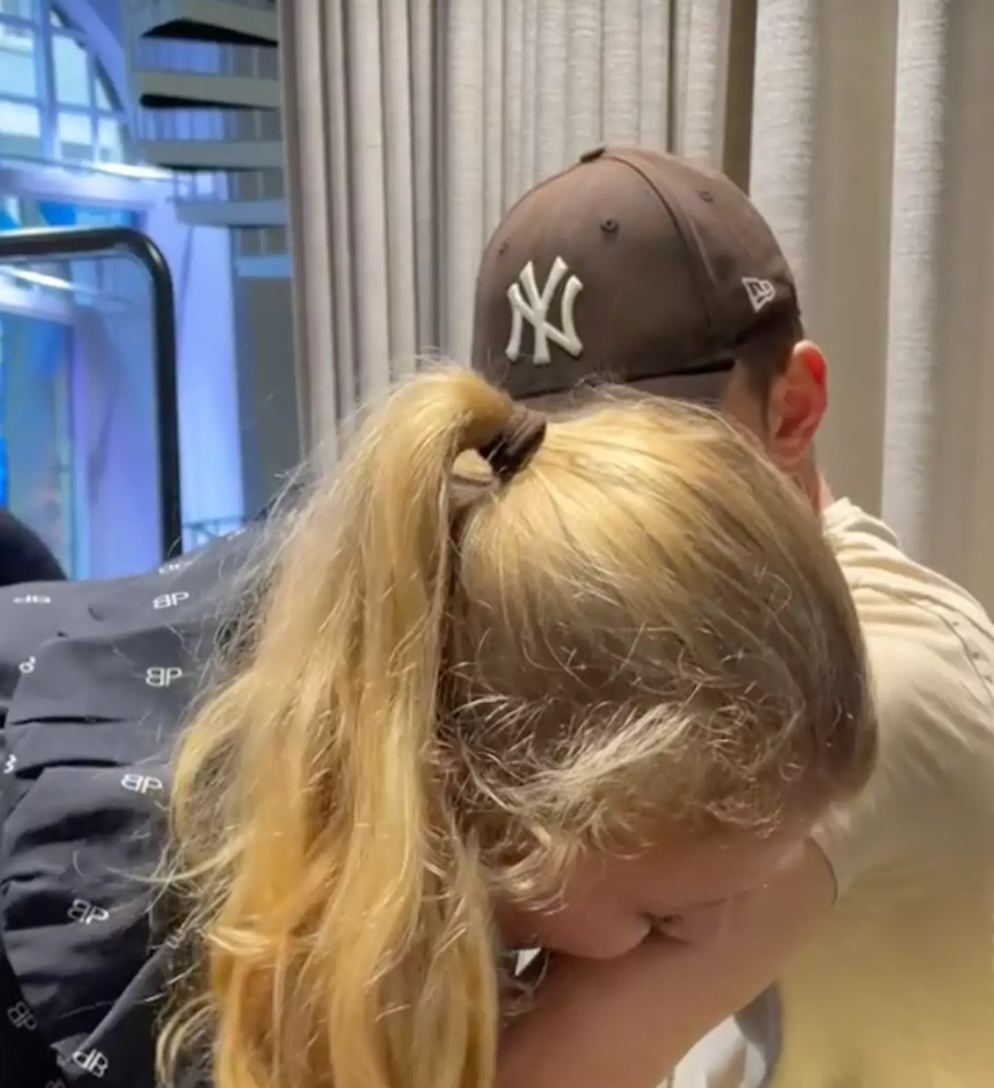 The man's girlfriend initially bit him.